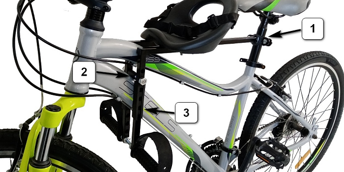 Надежное крепление за 3 точки